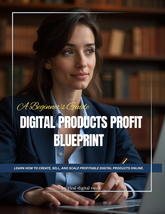 🧭 DIGITAL PRODUCTS PROFIT BLUEPRINT - A Beginner’s Guide to Building, Selling & Scaling Profitable Digital Products (With Full PLR + MRR License — Rebrand, Resell & Keep 100% Profits)