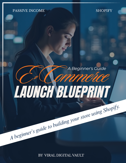 💎 E-Commerce Launch Blueprint  A Step-by-Step Digital Guide to Launch Your Shopify Store Like a Pro — With Full PLR + MRR Rights