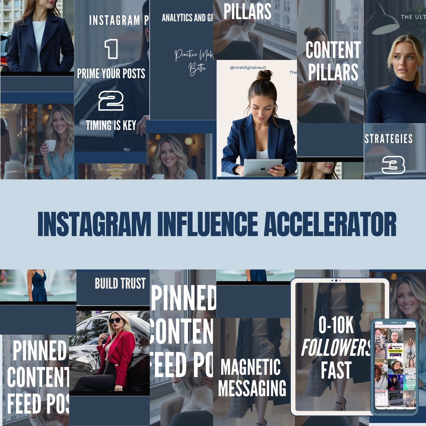 INSTAGRAM INFLUENCE ACCELERATOR MASTERCLASS WITH PLR & MRR LICENCE