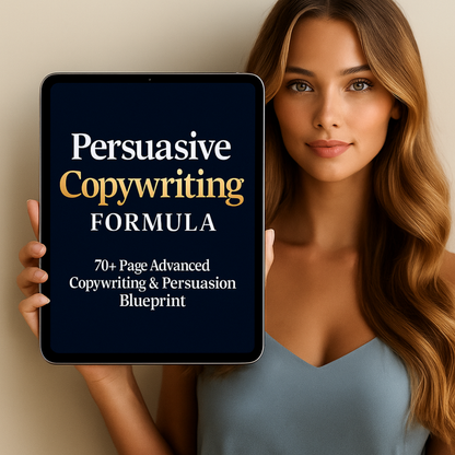 PERSUASIVE COPYWRITING FORMULA – THE ADVANCED PERSUASION & HIGH-CONVERTING COPYWRITING BLUEPRINT (PLR + MRR INCLUDED)