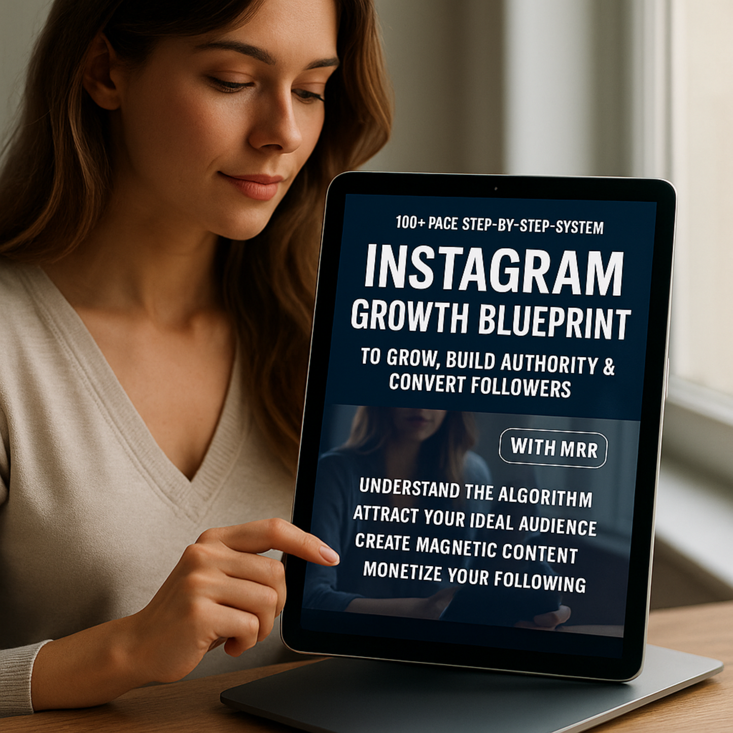 INSTAGRAM GROWTH BLUEPRINT – 100+ PAGE STEP-BY-STEP SYSTEM TO GROW FOLLOWERS, BUILD AUTHORITY & CONVERT CLIENTS (MRR INCLUDED)