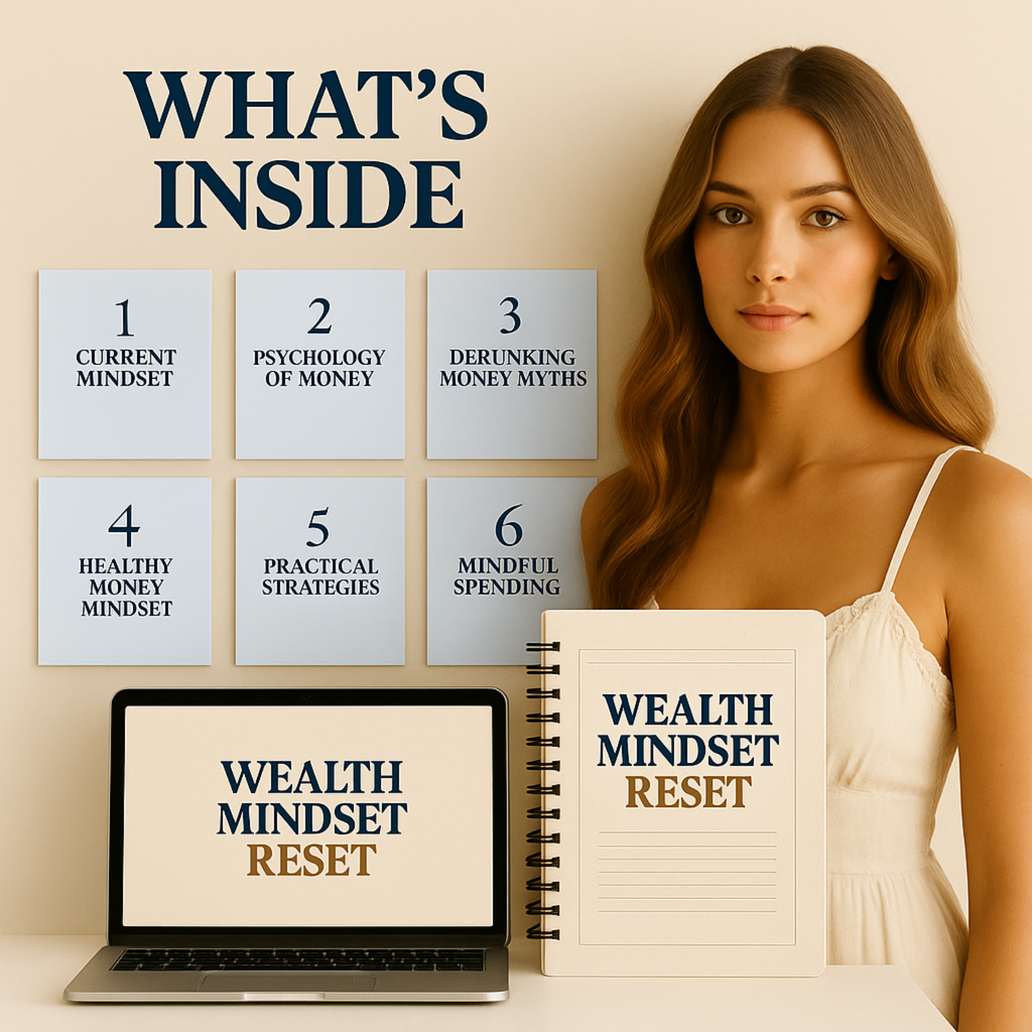 WEALTH MINDSET RESET – TRANSFORM YOUR MONEY BELIEFS & STEP INTO ABUNDANCE (PLR + MRR INCLUDED)