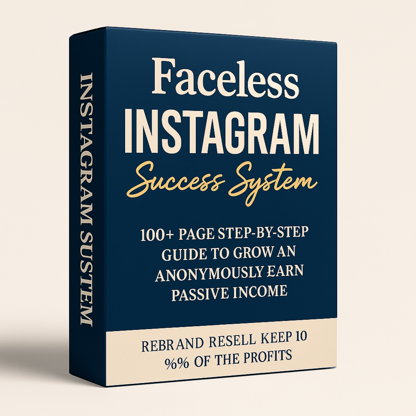 FACELESS INSTAGRAM SUCCESS SYSTEM (PLR + MRR INCLUDED)